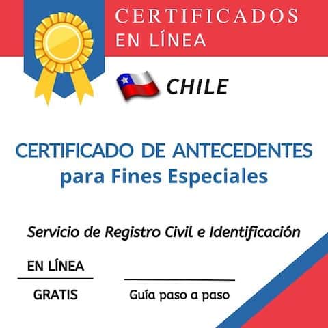 Certificado de Antecedentes para Fines Especiales