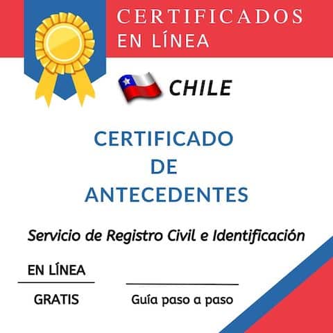 Certificado de ANTECEDENTES Registro Civil