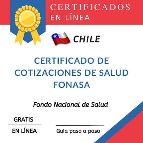 Certificado de COTIZACIONES FONASA