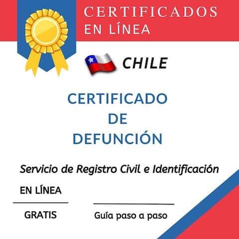 Certificado de DEFUNCIÓN Registro Civil