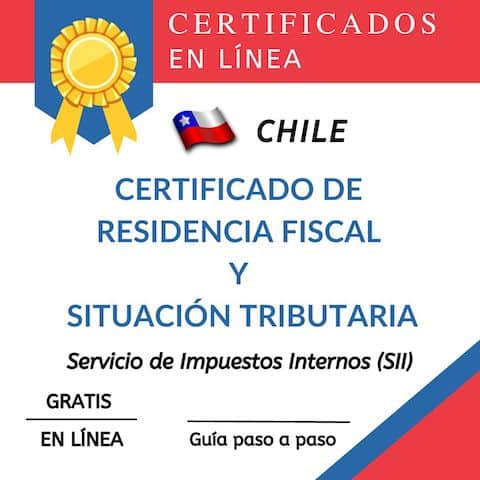 SII Certificado de Residencia FISCAL y Situación TRIBUTARIA