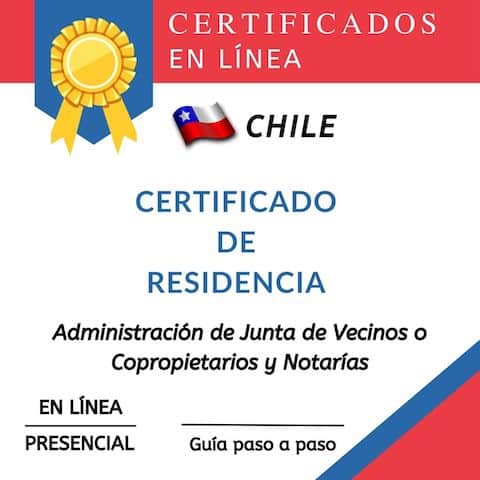 Certificado de RESIDENCIA