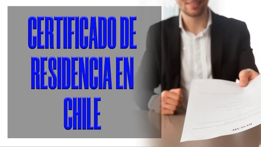 certificado de residencia en chile