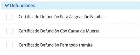Tipos de certificado de defunción Registro civil online gratis